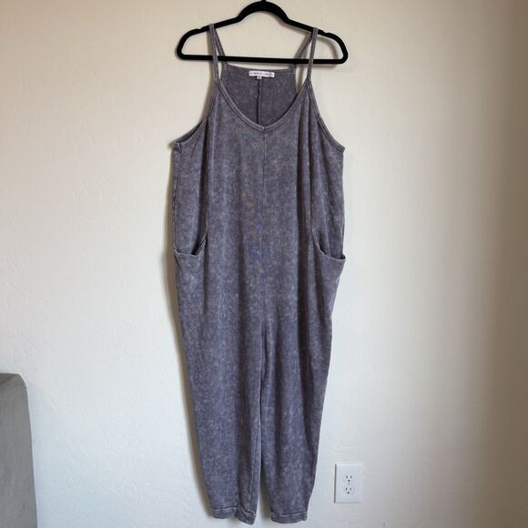 Sincerely Jules Pants - Sincerely Jules Comfy Harem Purple Jumpsuit XL Casual Athleisure Loungewear